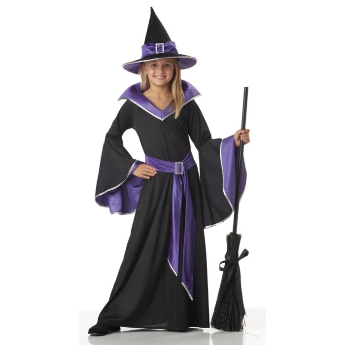 Diy childrens witch costume