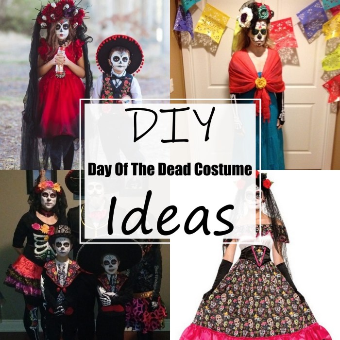 Diy dia de los muertos costume