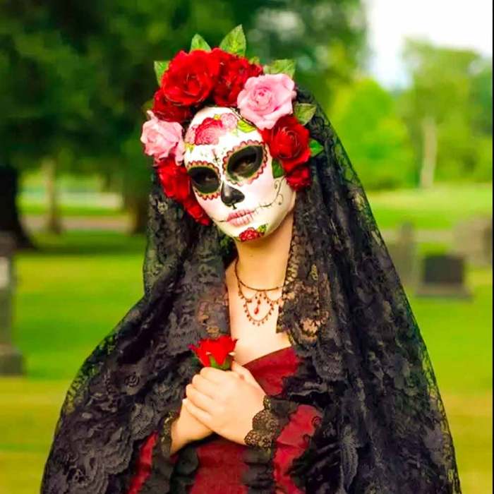 Diy dia de los muertos costume