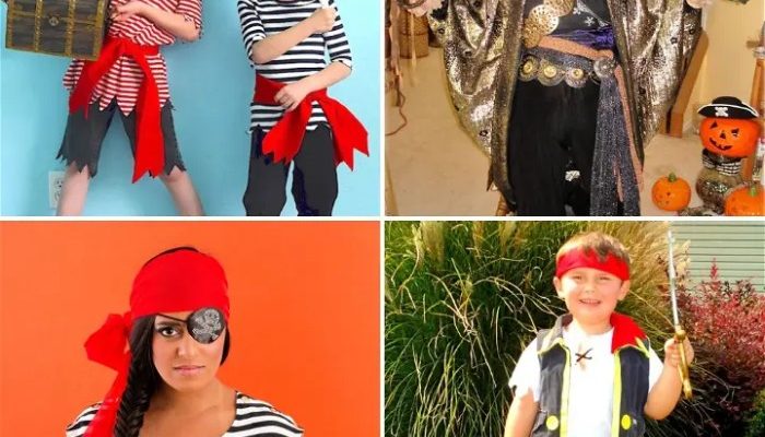 Diy childrens pirate costume