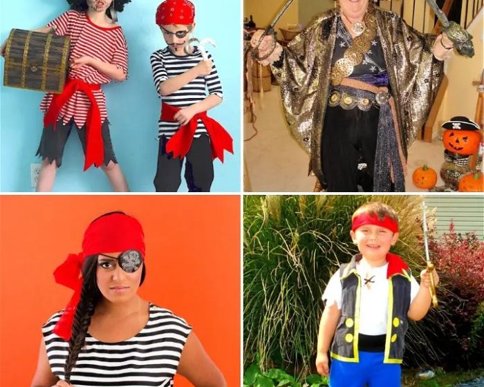 Diy childrens pirate costume