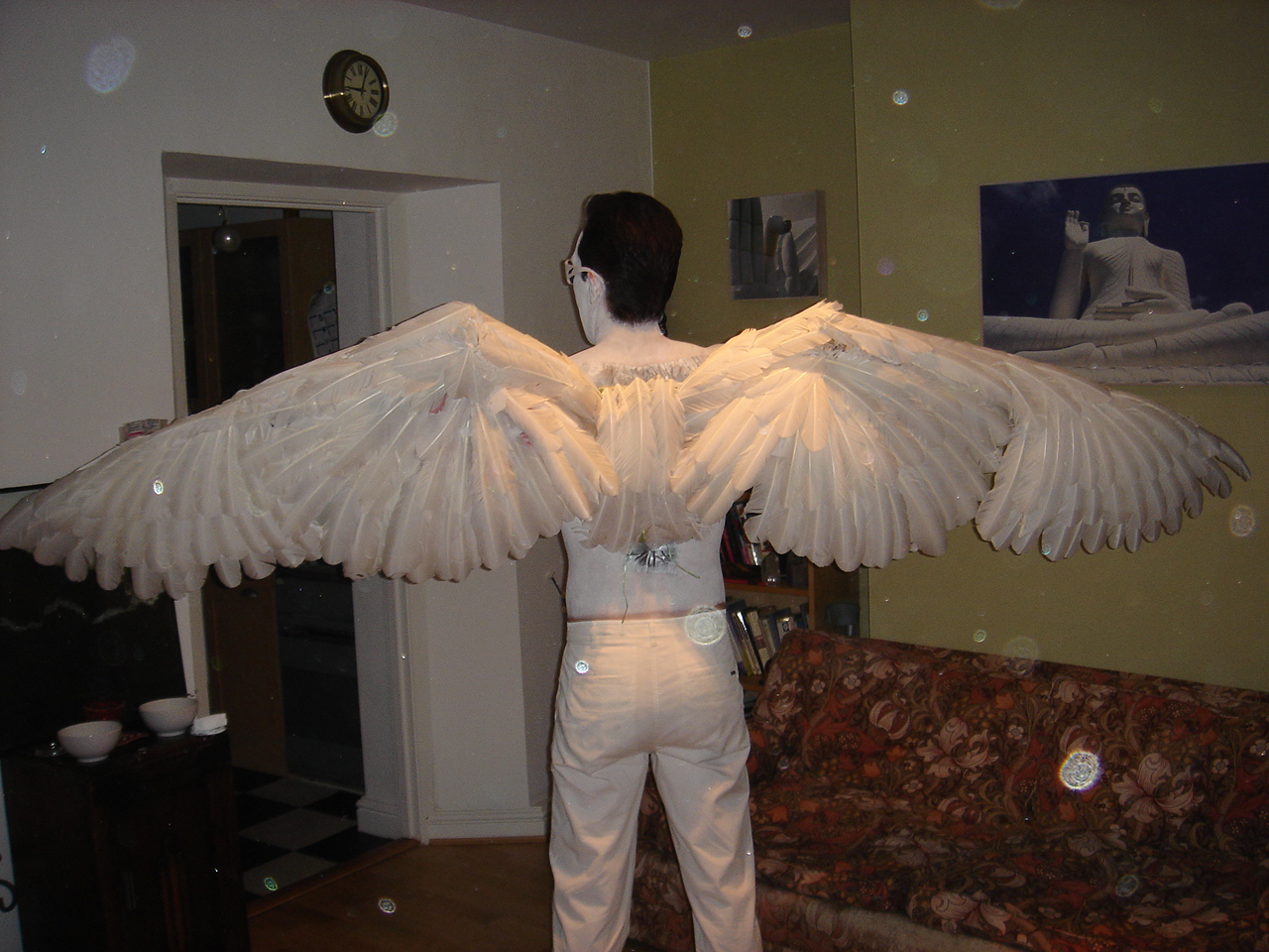 Diy angel wings costume