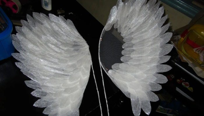 Diy angel wings costume