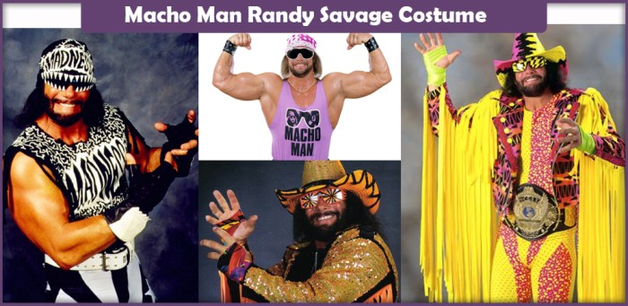 Macho man diy costume