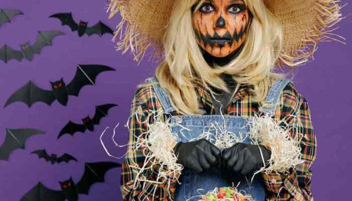 Diy cute scarecrow costume