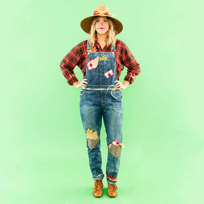 Diy cute scarecrow costume