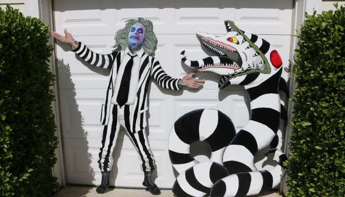 Beetlejuice sand worm costume diy